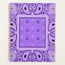 Purple Lavender Bandana Paisley Country Hip hop Co