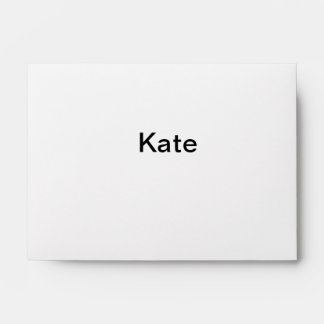 Purple lavender floral watercolor add name text cu envelope