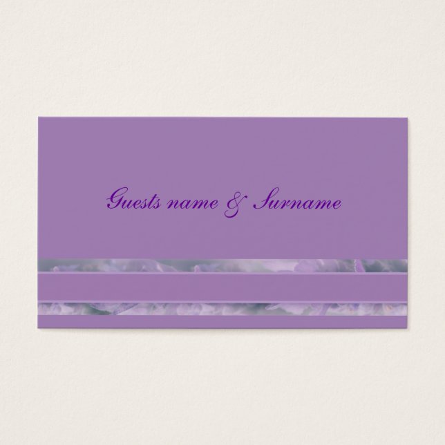 Purple lavender flower wedding | Personalize (Front)