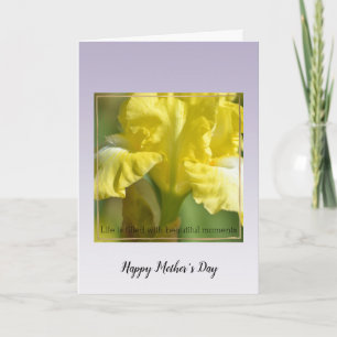 Purple Lavender Flowers Beautiful Moments    Card