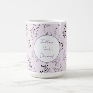 Purple Lavender Flowers Coffee Mug