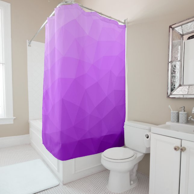 Purple lavender gradient geometric mesh pattern (In Situ)