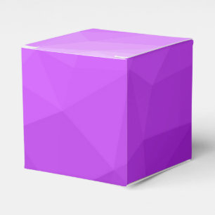 Purple lavender gradient geometric mesh pattern favor box
