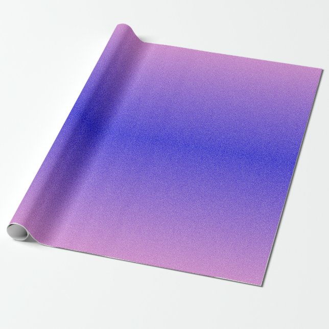 Purple Lavender Gradient Wrapping Paper (Unrolled)