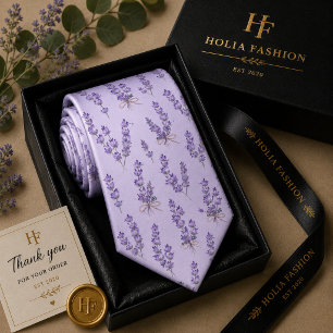 Purple Lavender Neck Tie