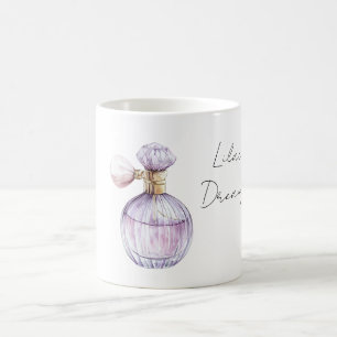Purple Lavender Perfume Bottle Coffee Mug