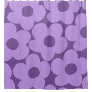 Purple Lavender Retro Daisies #1 #decor #art