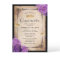 Purple Lavender Rose Gold Watercolor Quinceanera