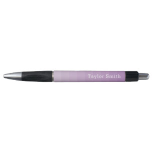 Purple Lavender Shades Youthful Text Name Pen