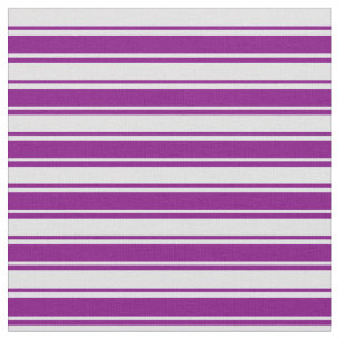 Purple & Lavender Striped Pattern Fabric