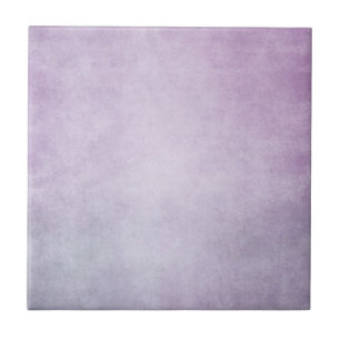 Purple Lavender Watercolor Personalized Background Tile