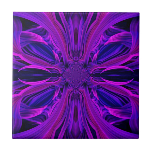 Purple Leaf Tile (Front)
