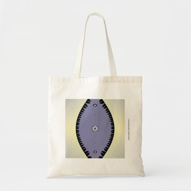Purple Leaf Tote Bag (Front)