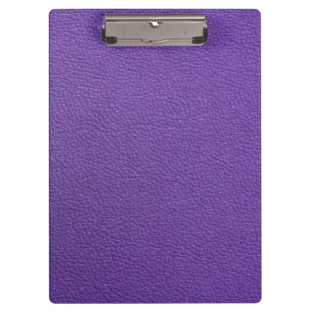 Purple leather  clipboard (Front)