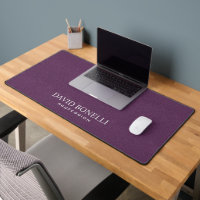 Purple Leather Masculine Personalized Elegant NAME
