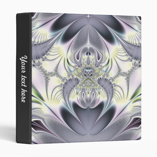 Purple Leaves Binder (Front/Spine)