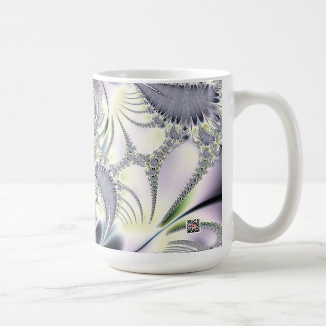 Purple Leaves Coffee Mug (Right)