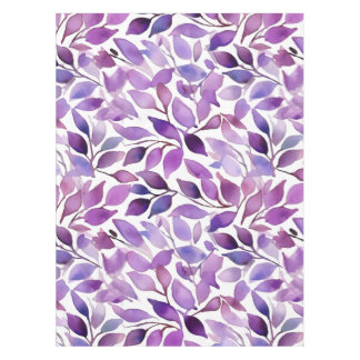 Purple Leaves Tablecloth