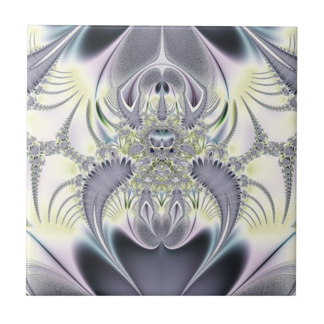 Purple Leaves Tile (Front)