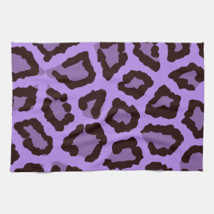 Purple Leopard Kitchen Towel