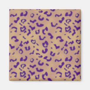 Purple Leopard Magnet