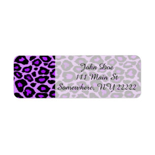 Purple Leopard Pattern