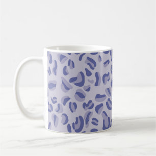 Purple Leopard Pattern Lavender Coffee Mug