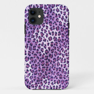 Purple Leopard Print Iphone 5S Case