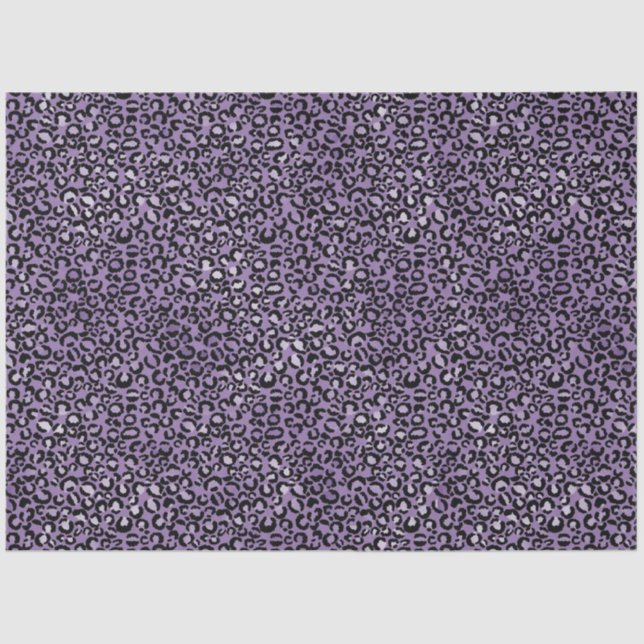 Purple Leopard Print Tissue Paper (Front)
