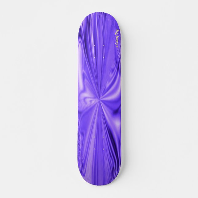 PURPLE LIBERTY DOG PRO SKATEBOARD (Front)