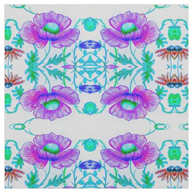 Purple Light Passion Fabric (Swatch)