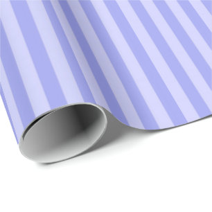 Purple & Light Purple Stripes Wrapping Paper
