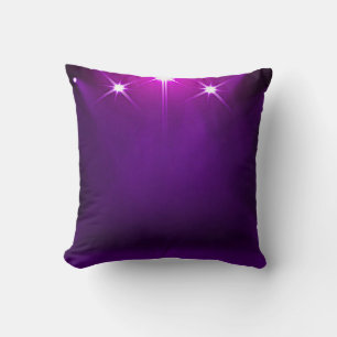 PURPLE LIGHTS THROW PILLOW! PILLOW