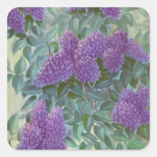 Purple Lilac by Cargill, 1937 Square Sticker