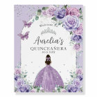 Purple Lilac Floral Rose QUINCEAÑERA Princess Arch