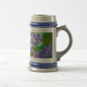Purple Lilac Flowers Beer Stein