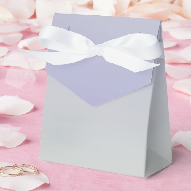 Purple Lilac Grey  Favor Box (Wedding)