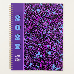 Purple Lilac Looking Up Thru Branches Personalized Planner
