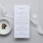 Purple Lilac Modern Monogram Bold Wedding Menu<br><div class="desc">These fantastic clean,  tidy well designed modern minimal yet very playful bold monogram -  If you would like more options for any additional stationery or colour ways we are a click away via the designer contact button.</div>