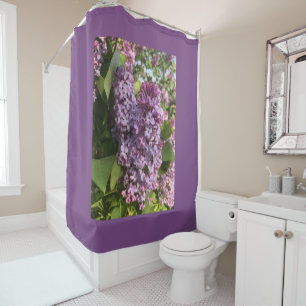 Purple Lilac Shower Curtain