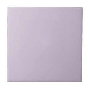 Purple Lilac Solid Color Elegant Minimalist Tile
