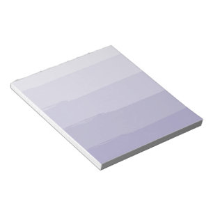 Purple Lilac Watercolor Stripes Notepad
