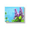 Purple Lilacs Christian Scripture Canvas Print