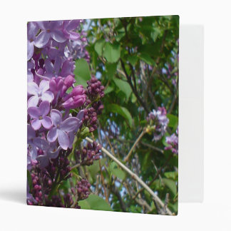 Purple Lilacs in Bloom Binder