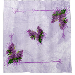 Purple Lilacs Shower Curtain