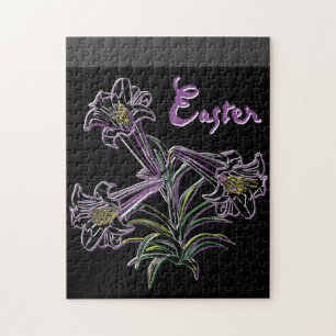 Purple Lily - Jigsaw Puzzle
