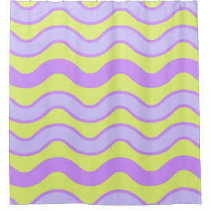 Purple Lime Groovy Stripe Modern Spring Summer 