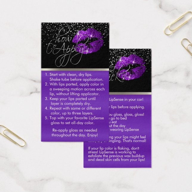 Purple Lips - How to Apply & Tips (Office)