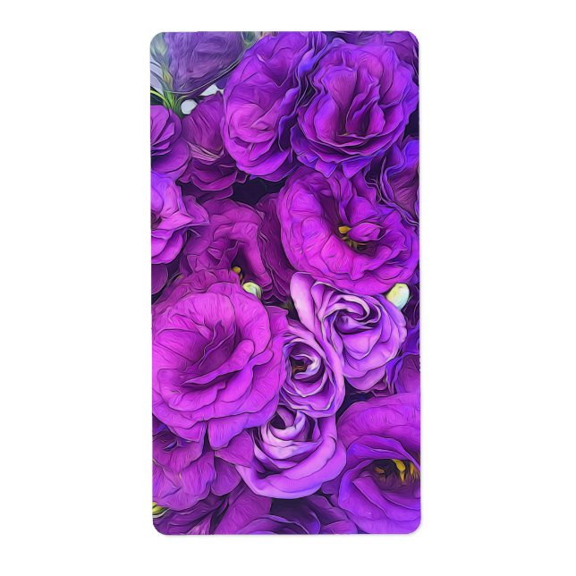 Purple Lisianthus Flowers (Front)