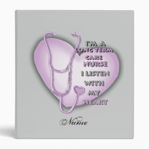 Purple Long Term Care Nurse  Binder